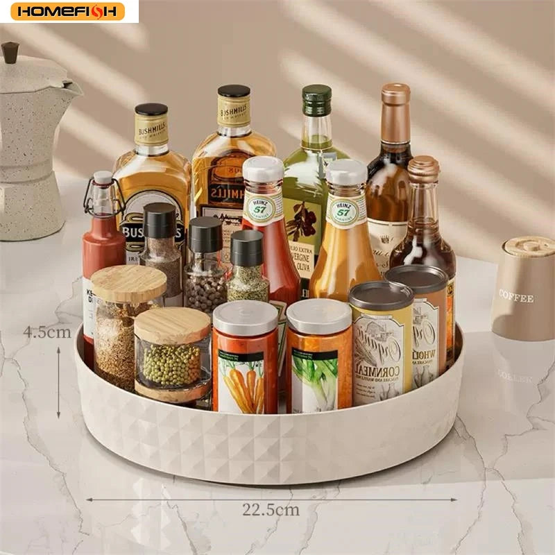 Plateau tournant 360° de rangement cuisine – vue 3