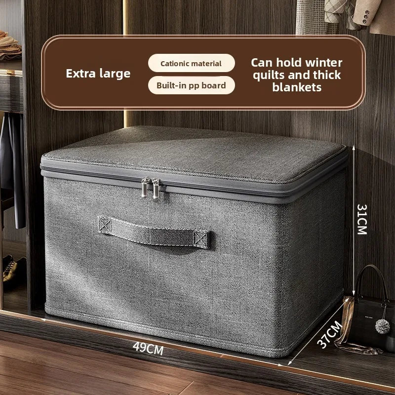 Boîte de rangement pliable effet lin – vue 20