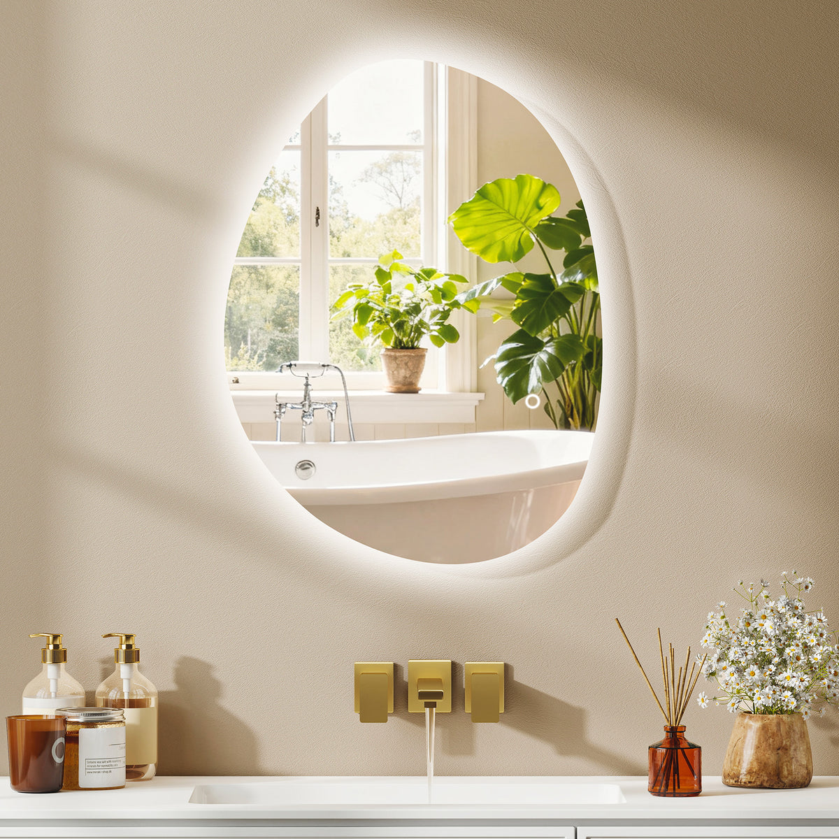 Miroir de salle de bain LED anti-buée – vue 5